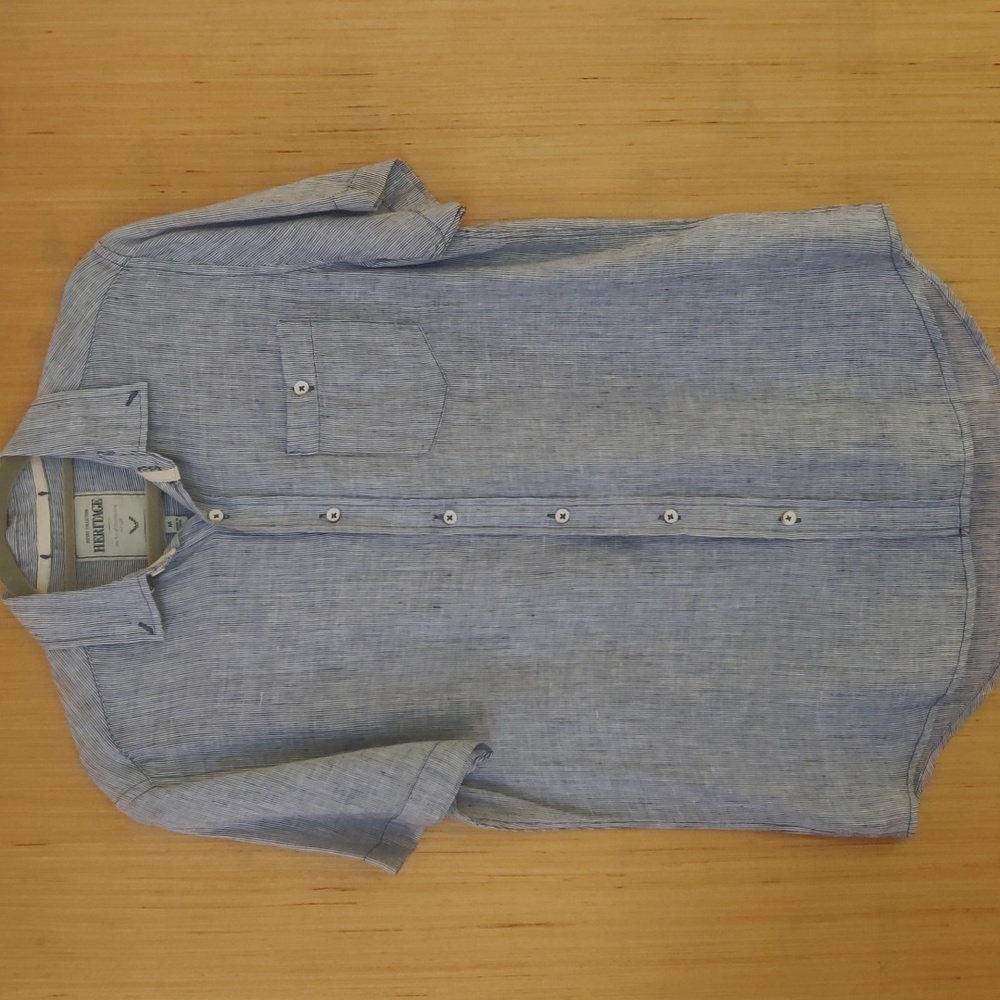 Linen button up shirt